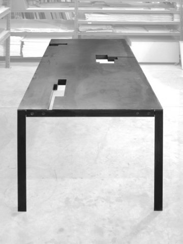 Paisatges d estiu a ran de ma IV, Acer, 190 x 80 x 73 cms. 2009_w450_h600